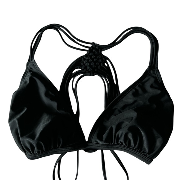 Y2K Xhilaration Black Strappy Women's Bralette Bikini Swim Top D / DD XL Target - Picture 6 of 6